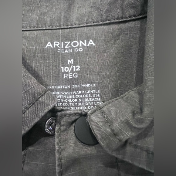 Arizona Jean Co Seaweed Color Jacket Boys Size 10/12 - Picture 4 of 6